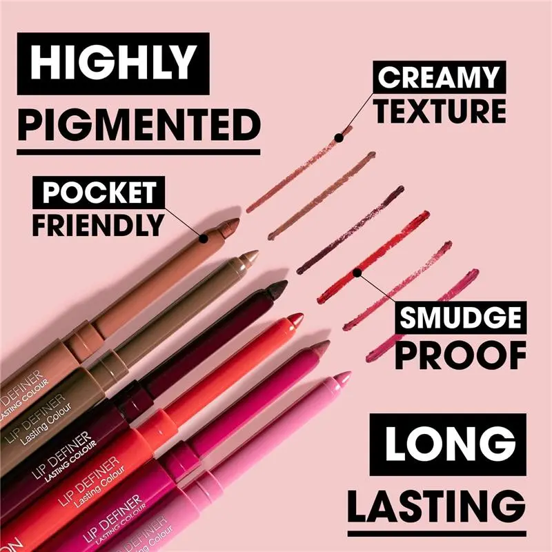 Collection Cosmetics Smooth, Long-Lasting, Lip Definer Pencil, 4.2g, Cappuccino 6