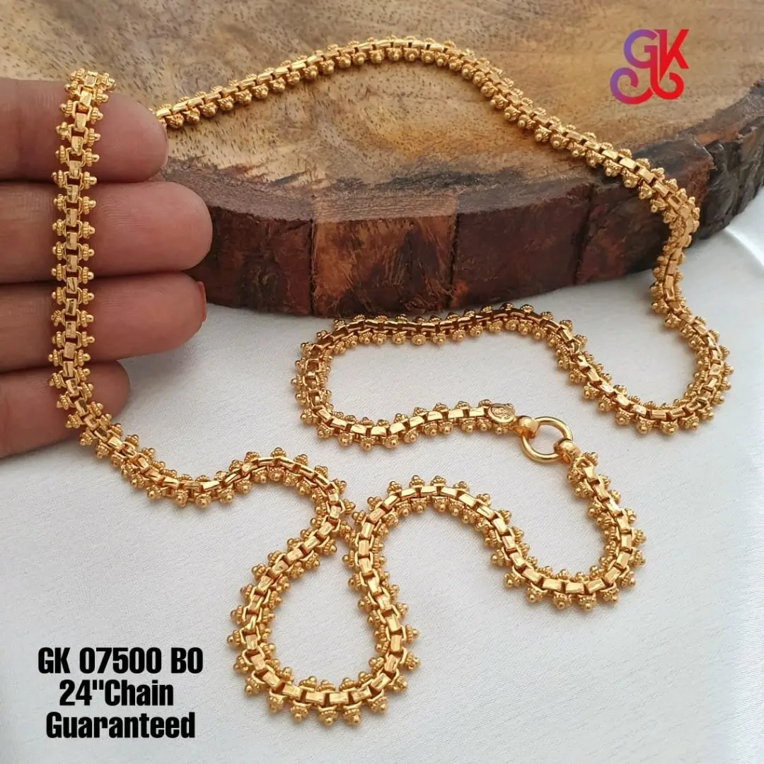 Gold Plated 24" long Chain Now Available @ Meera's Fashion