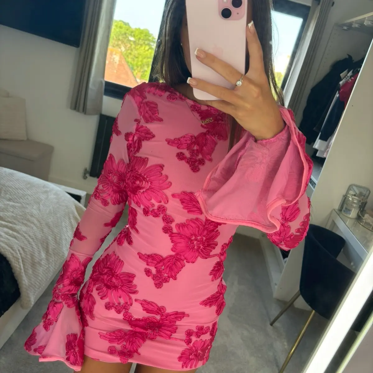 Hot pink Rosie dress