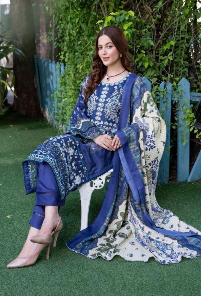 Product Introduction of Soni Dresses Winter Suit - Stunning 3 Piece Dhanak Suit with Pashmina Shawl for Women - Traditional, Menswear Outfit Womenswear Asian Clothing Comfortable Everyday Fashion Style 9