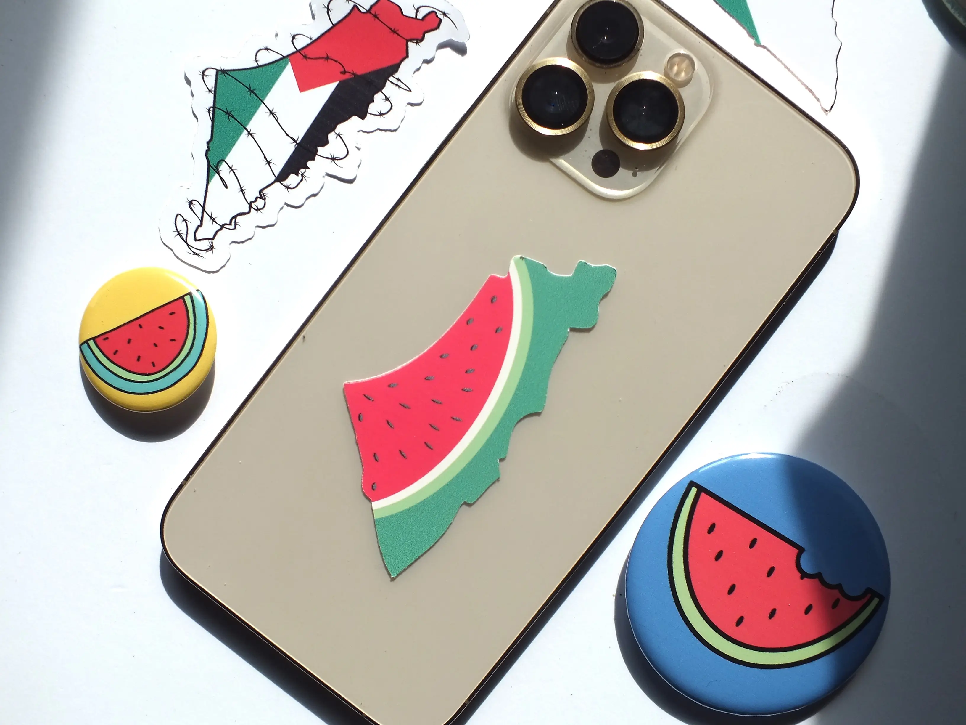 iphone case stickers keffiyeh sticker watermelon vinyl decal tatreez pattern embroidery hand made fridge magnet patch gift for her present for wife gift for girlfriend iphone cover samsung phone case pop socket Accessories Protection Cellphone Protective
