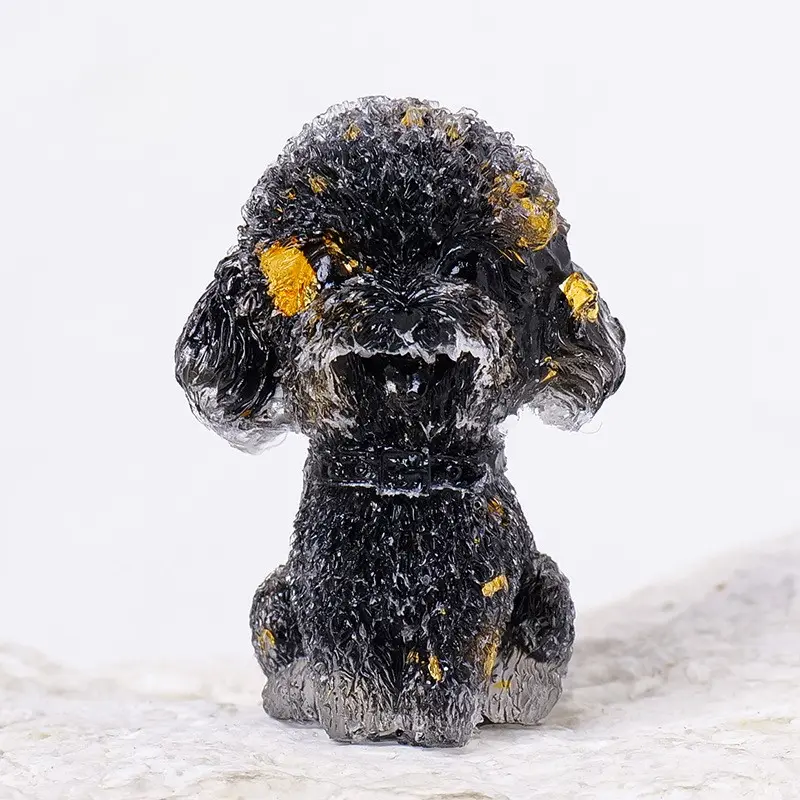 Crystal Dog, Crystal Puppy Christmas Decoration, Crystal Resin Crystal Dog, Halloween Gift, Reiki And Chakra Crystals, Christmas Gift, Crystal Gift, Home Decor,  Best Gift Ideas, Natural Crystal Collection, Crystal Decor, Crystal Seller UK, Crystal Shop 4