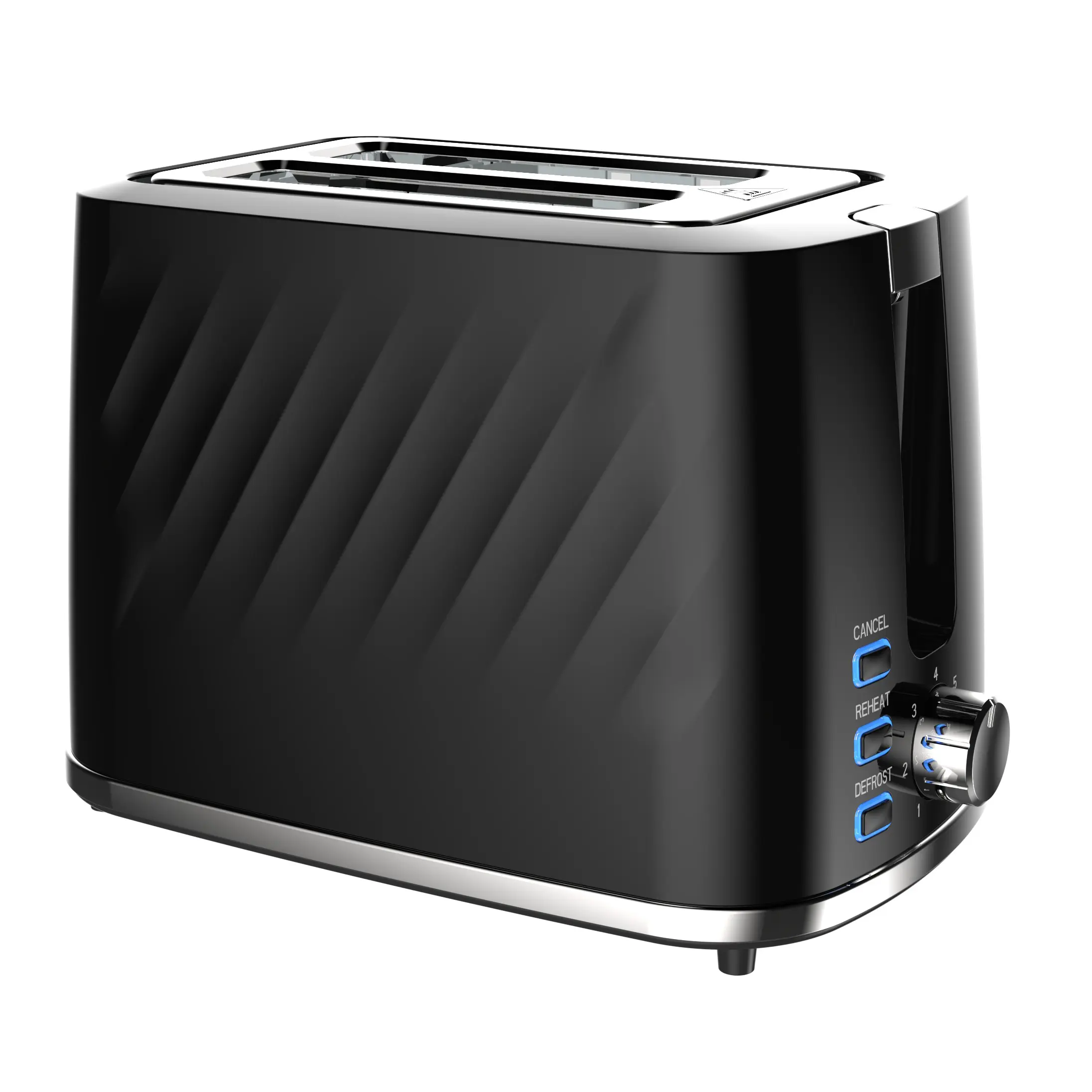 Windsor 2 Slice Textured Toaster