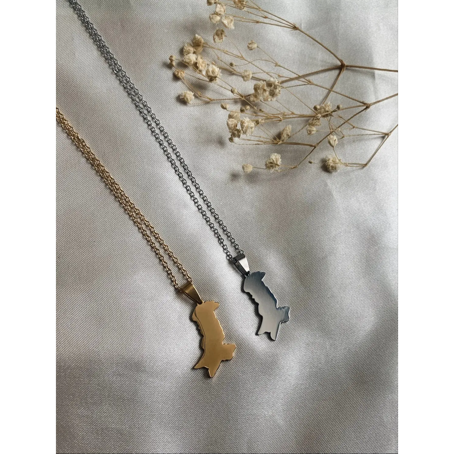 Pakistan Map Necklace - Fashion Accessory for Women and Men