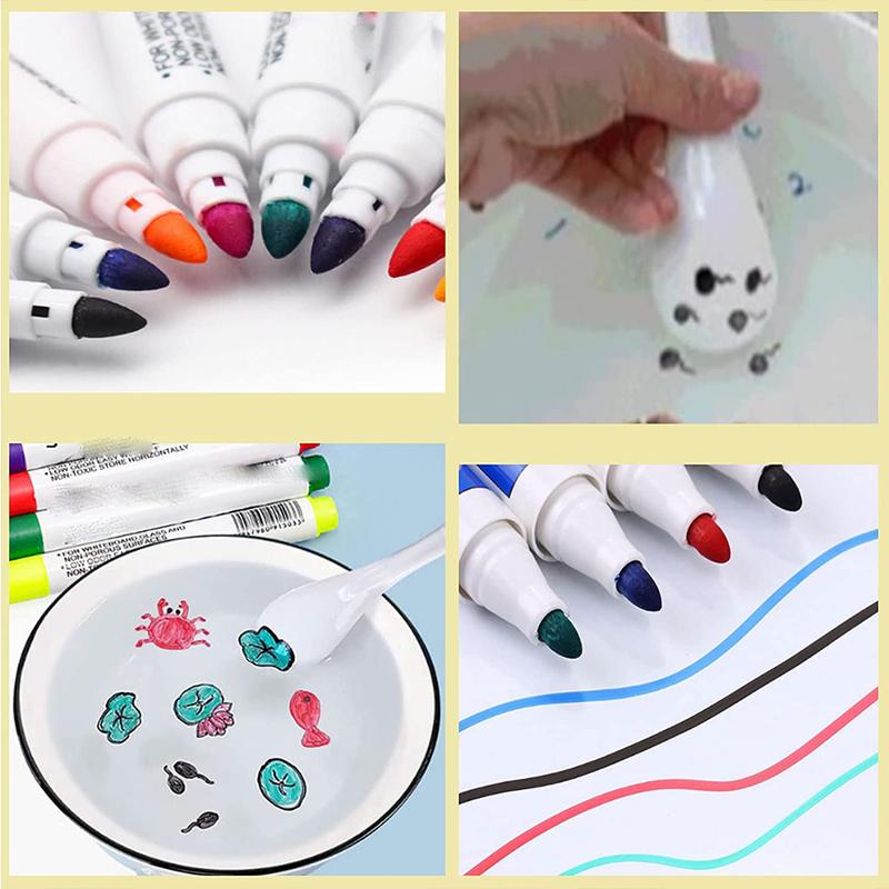 Magical Water Painting Pen Magic Doodle Drawing Pens Multicolor Child Gift DIY UK 6