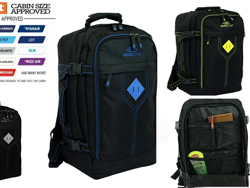 CABIN BAG 45X36X20 32L UNDER SEAT CARRY ON TRAVEL BAG EASYJET APPROVED BACKPACK