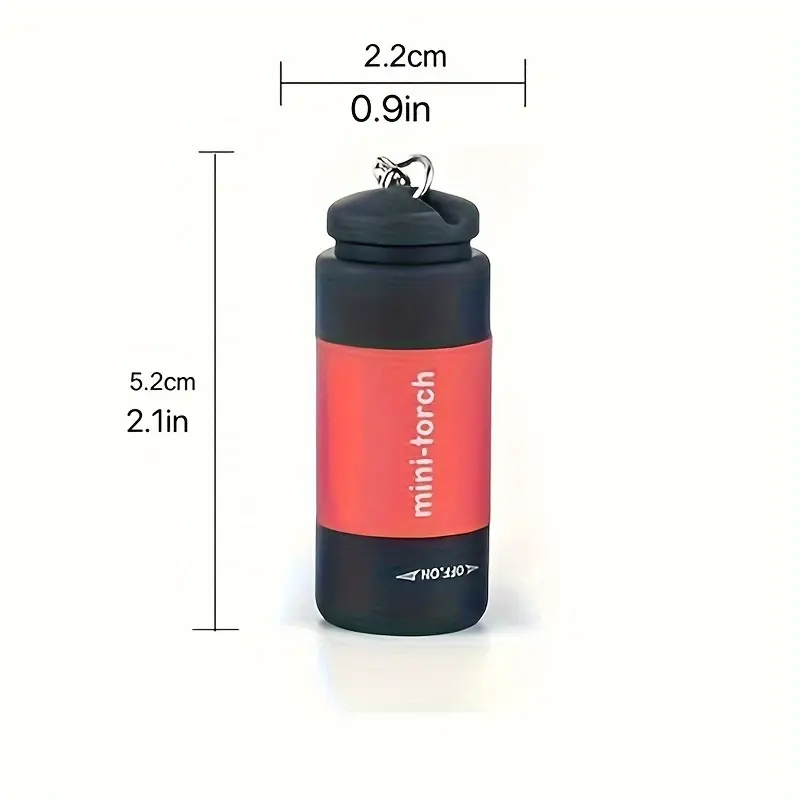 USB Rechargeable Portable Flashlight Keychain Mini Torch Camping Ultra Bright Lamp Outdoor Supplies 3