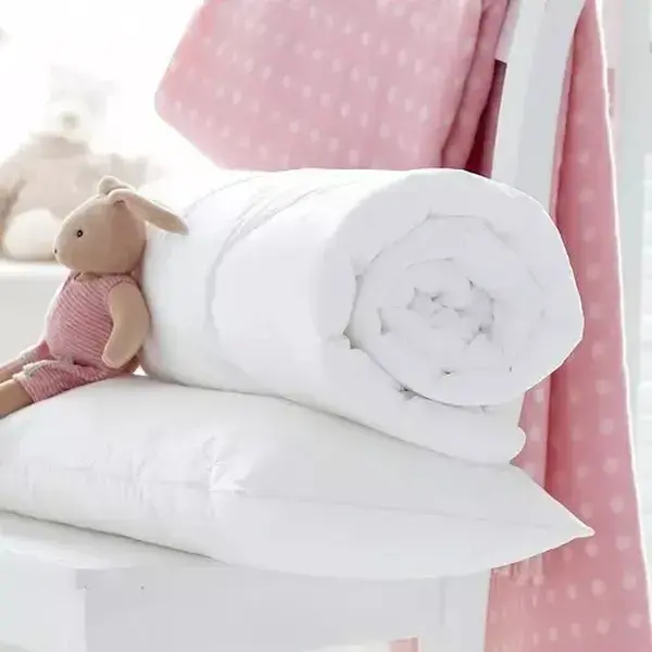 Luxury Cot Bed Duvet Quilt Pillow Set for Babies, Toddlers, and Juniors - All Season Use
