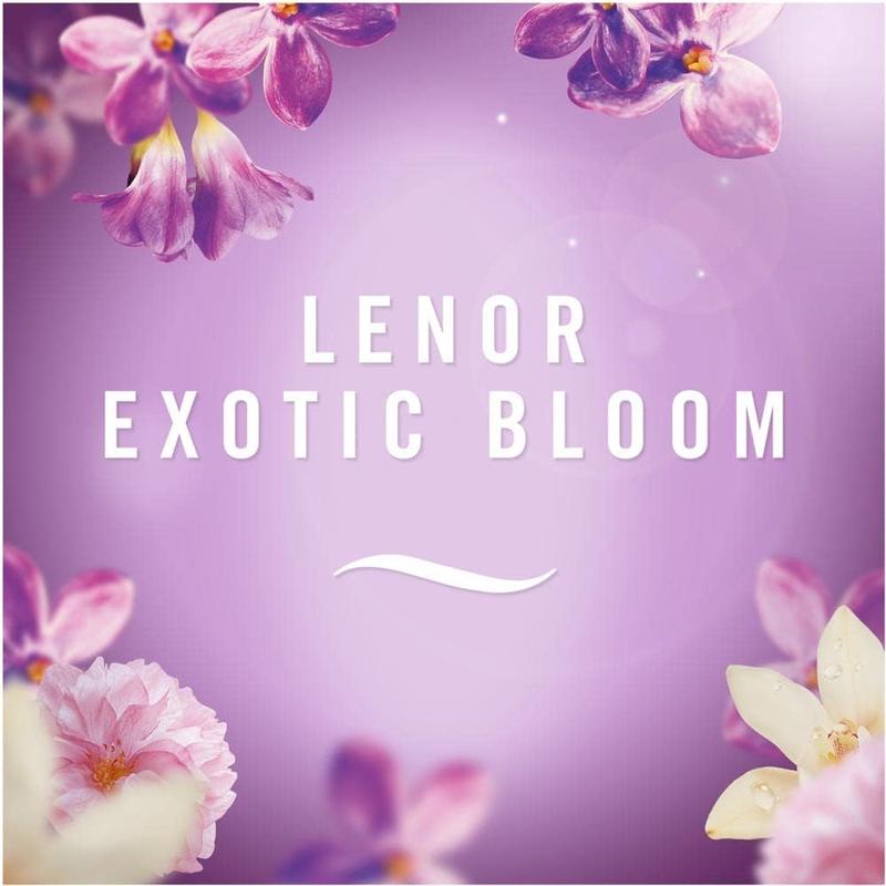 Product Introduction of Lenor Exotic Bloom Bundle Pack – Febreze Fabric Spray, Scent Booster, Crease Releaser & Fabric Conditioner – Long-Lasting Freshness & Odour Elimination Household Perfume Scented 7