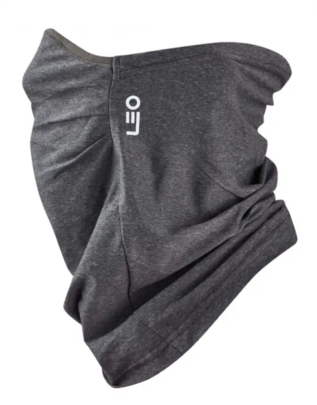 Leo Viroblock® Recycled 3-Layer Grey Snood 0