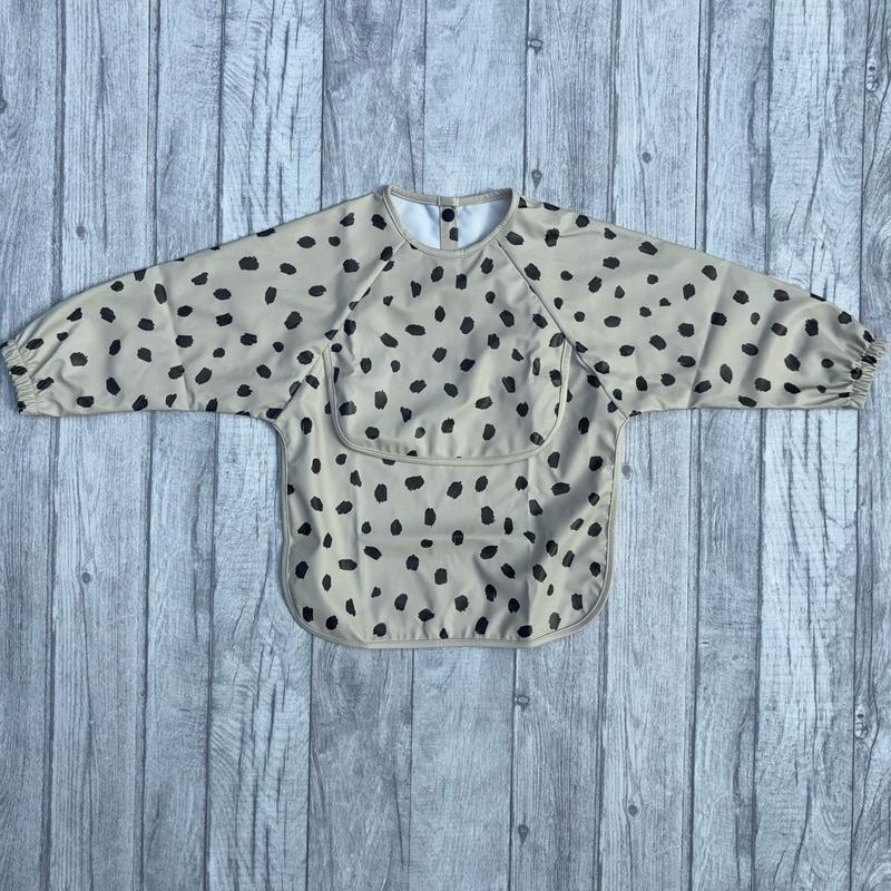 Baby and toddler long sleeve feeding bib apron 2