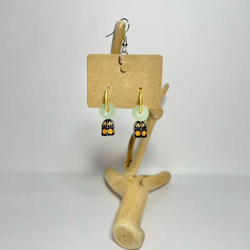 Folréa Lantern and Jade Earrings for Women - Perfect for Any Occasion