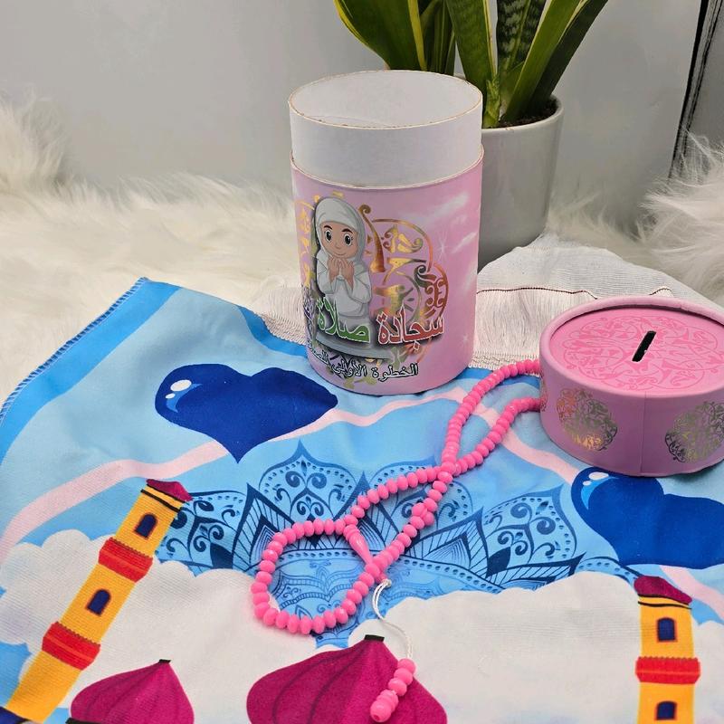 children Prayer Rug with Rosary Gift and Soft Textured Surface 5