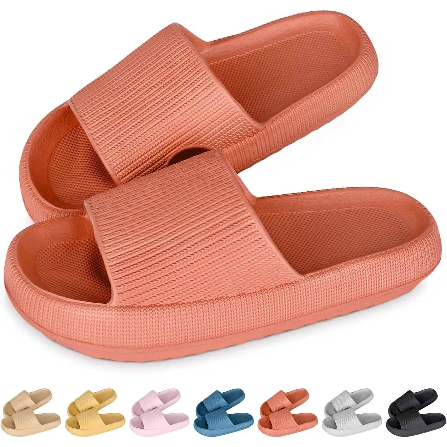 SHAINE Cloud Sliders Women Men Cozisliders Original Sliders Slippers Pool Sliders Summer Flip Flop Shower Bathing Pillow Sliders Slipper
