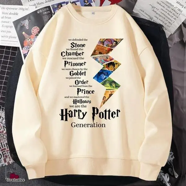 Vintage Harry Potter Chapters Sweatshirts, Hogwarts Shirt