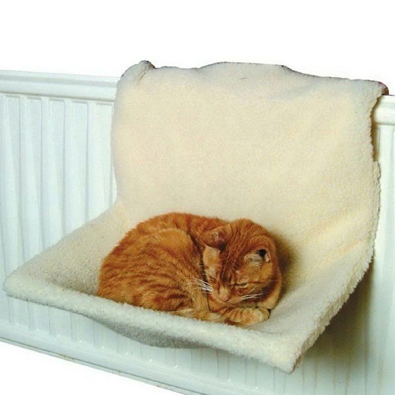 YORKSHIRE HOMEWARE Pet Bed Radiator Cat Dog Warm Fleece Radiator Beds Basket Cradle Hammock Animal Hanging Radiator Fluffy Kitten Puppy Bed Animal Soft Comfortable Secure Pet Bed Furniture 7