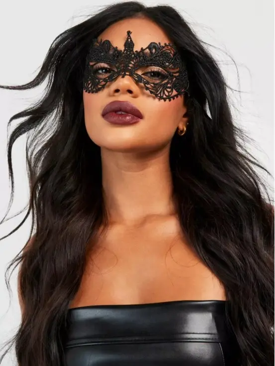 boohoo Masked Ball Openwork Halloween Mask Accessories 2