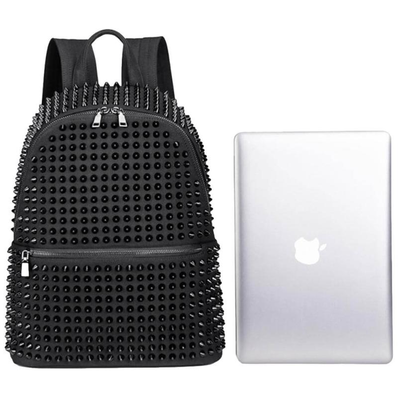 Ro Rox Minerva Studded Canvas Gothic Backpack Bag 1