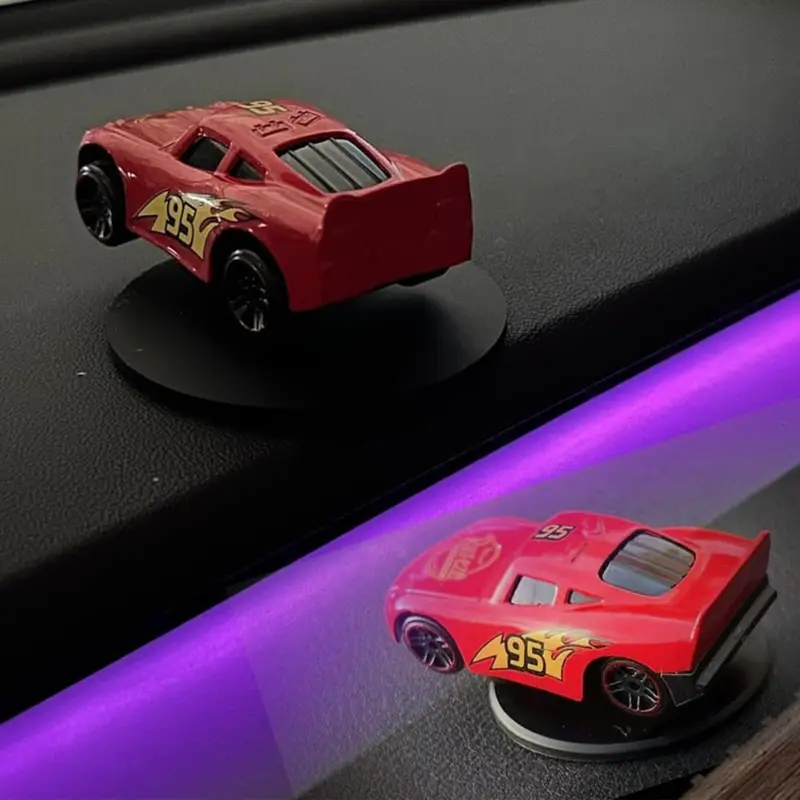 Dash Drift Car Ornament, McQueen Lighting Car Dashboard Drift Car, Drift Car for Dashboard, Metal Dashboard Decoration, Interior Decoration, Ideal Gift for Car Lovers,Birthday gift 1