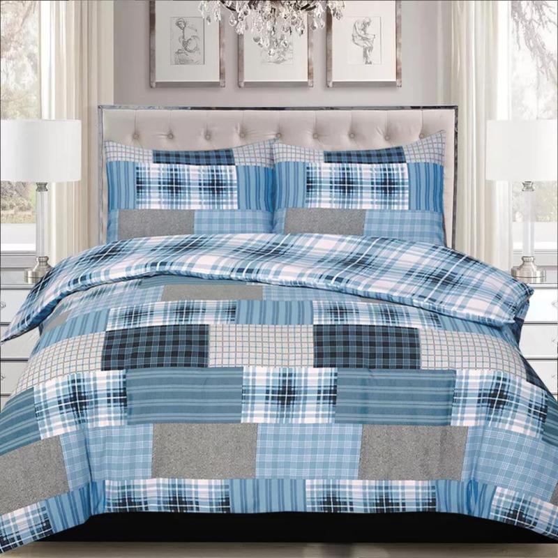 Rich Cotton 3PCS Bedding Set Single Double King Size Duvet Quilt Cover Set Multicolored soft duvet set grey white black breathable duvet covers durable printed duvet sets machine wash bedset anti-drop super king fade resistant pumpkin bedding set 6