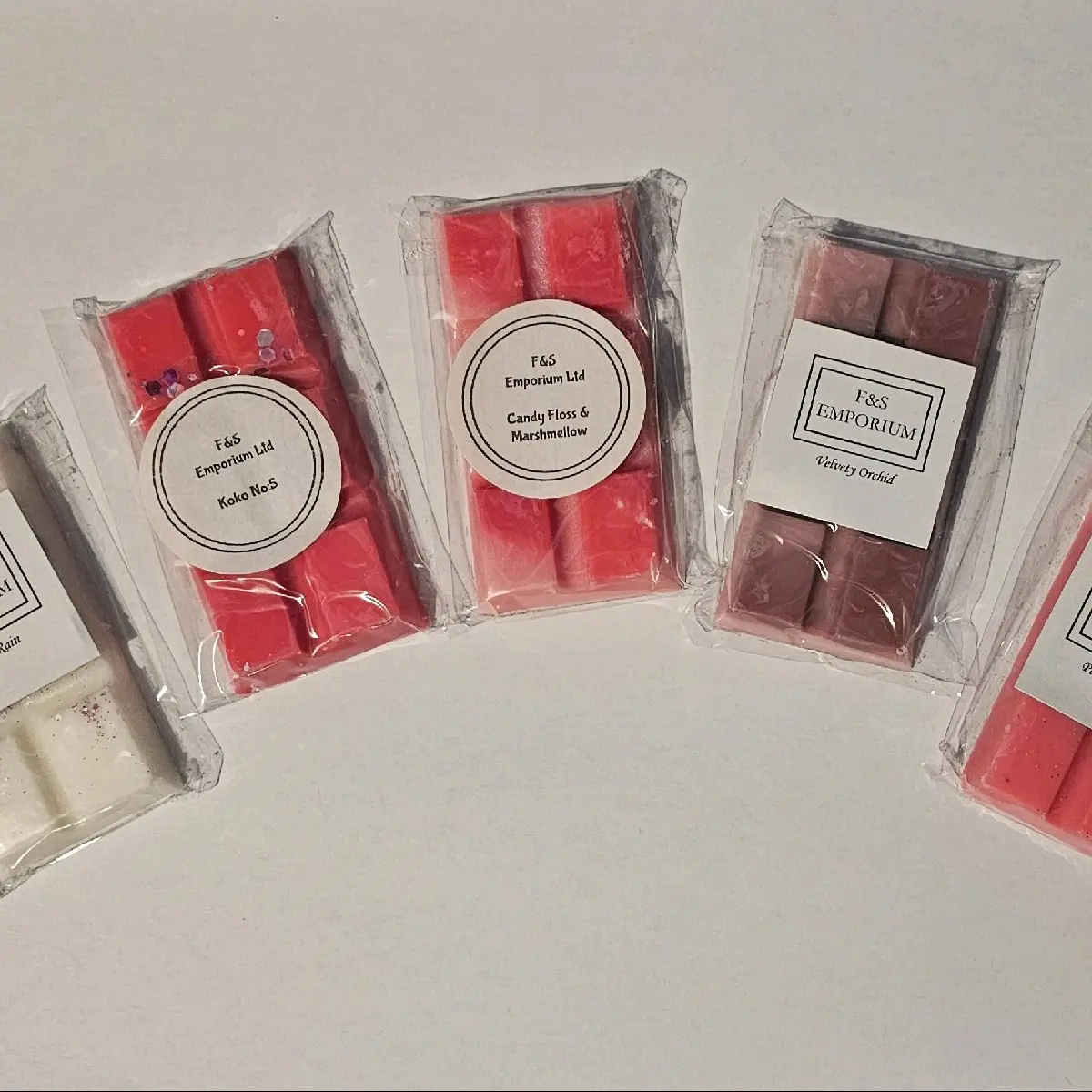 Assorted Fragrances Mini Snap Bars - highly scented Hand-Poured Parasoy Wax Melts - Candle, Decor