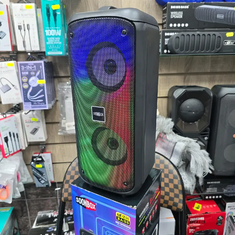 Wireless Bluetooth Speaker Karaoke Multi Media with Mic - Amazing Sound for Smartphones - Audio 5