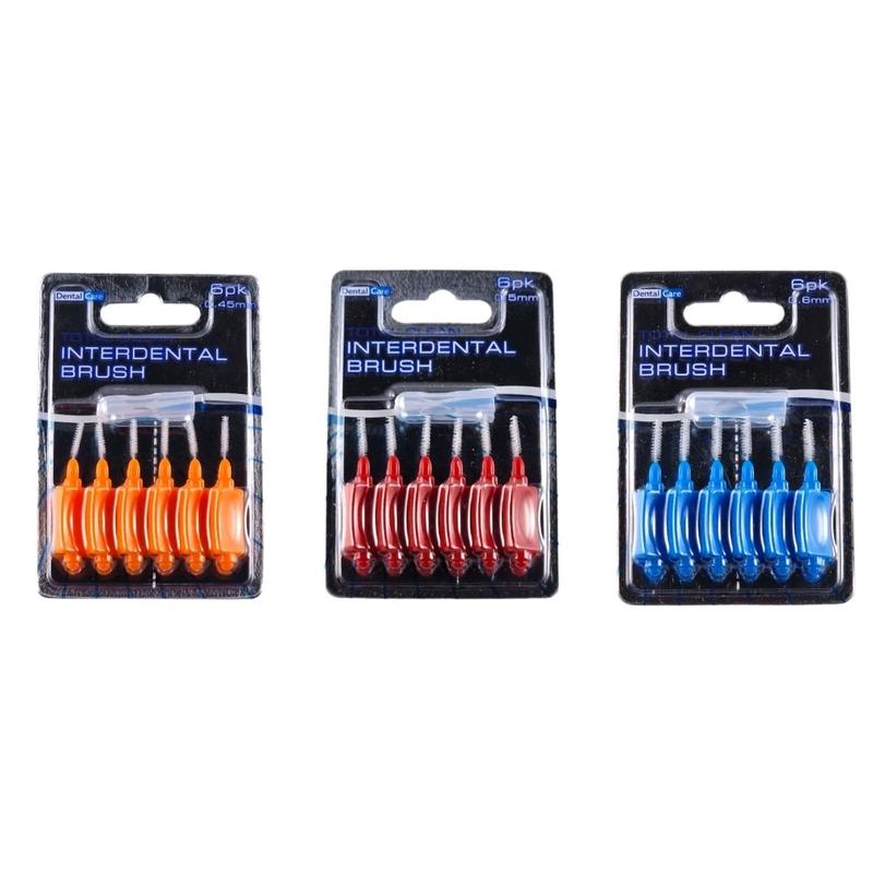 Inter Dental brush 6 PCs Dental Brushes Oral Hygiene Dental Floss Tooth Picks 0
