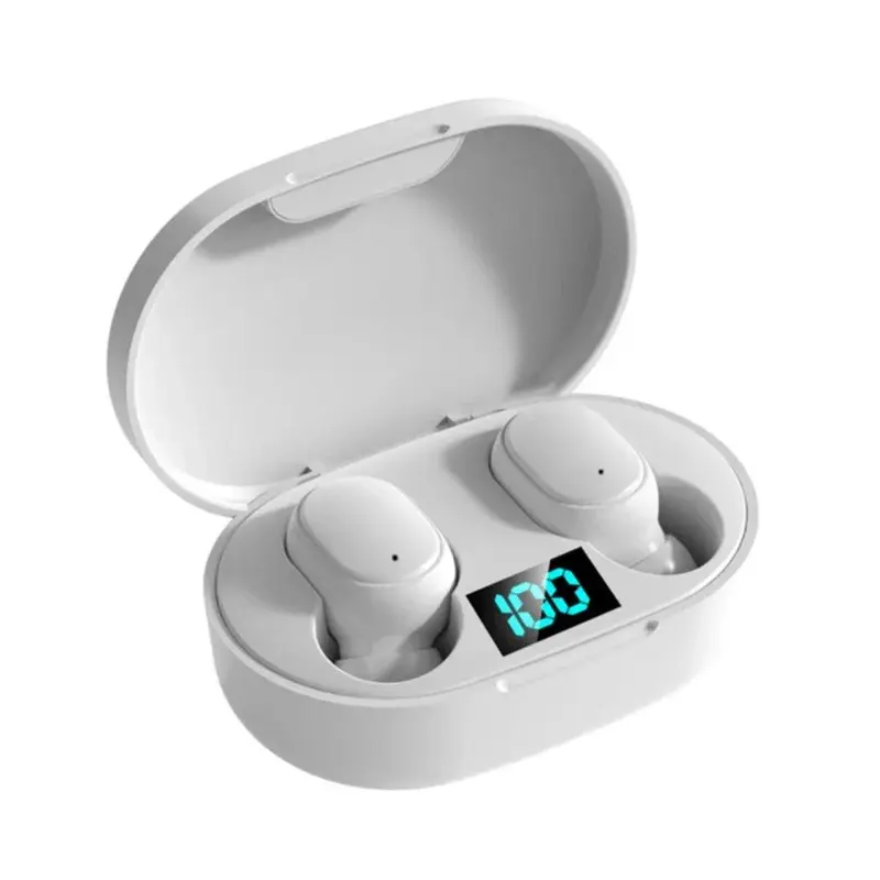 E6S Wireless Noise-Cancelling Earbuds – Waterproof In-Ear Stereo Headphones with LED Display & Charging Case 8