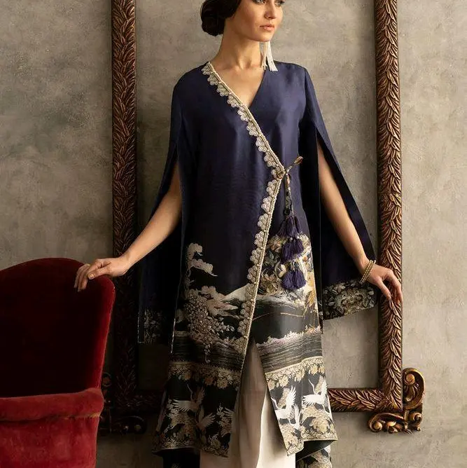 Co Red Printed Silk Women's 2 Piece Set - Womenswear Floral