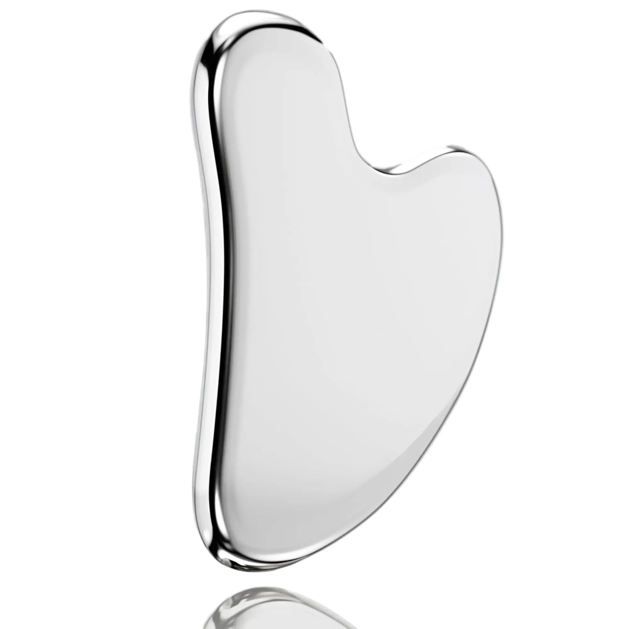 Stainless Steel Gua Sha Board Massager + Storing Pouch for Body Care and Comfort Gift