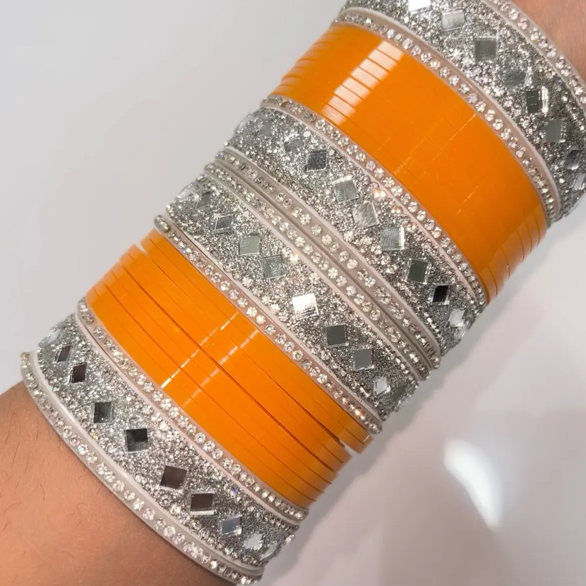 Mustard Bangle Set