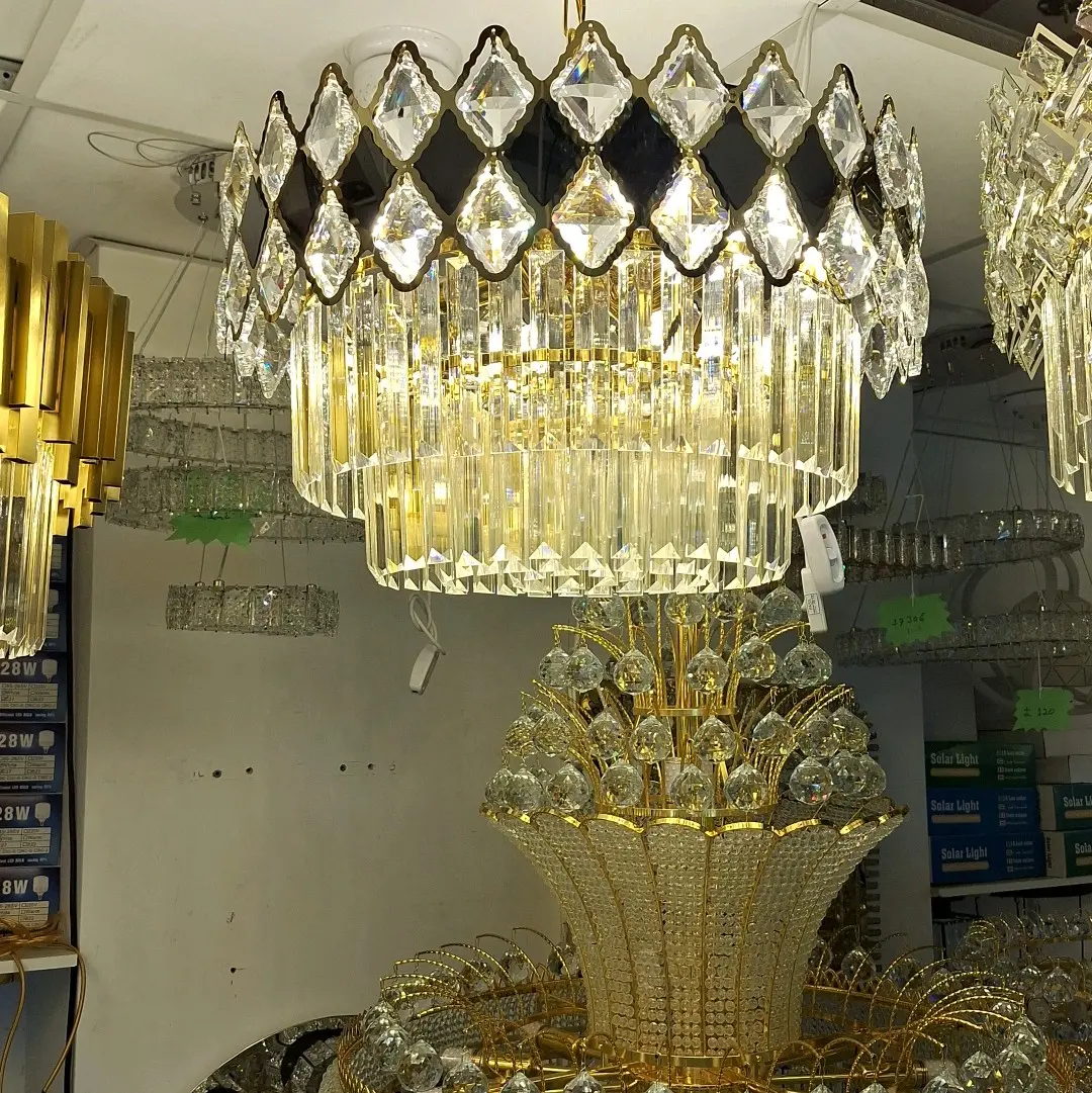 crystal chandliers 50cm new design perfect choice for living room and bedrooms.
