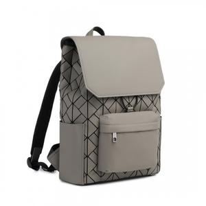 [MissLulu Bags] Water-Resistant Urban Geometric Backpack with Laptop Compartment (4 Colours)