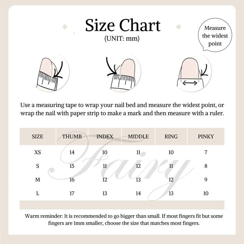 【PEACHY PARIS】Fairy/reusable/acrylic quality/gel polish press on nails/UK based Nail Art Nail Care Nail Polish Manicure Nail Polish Manicure 3