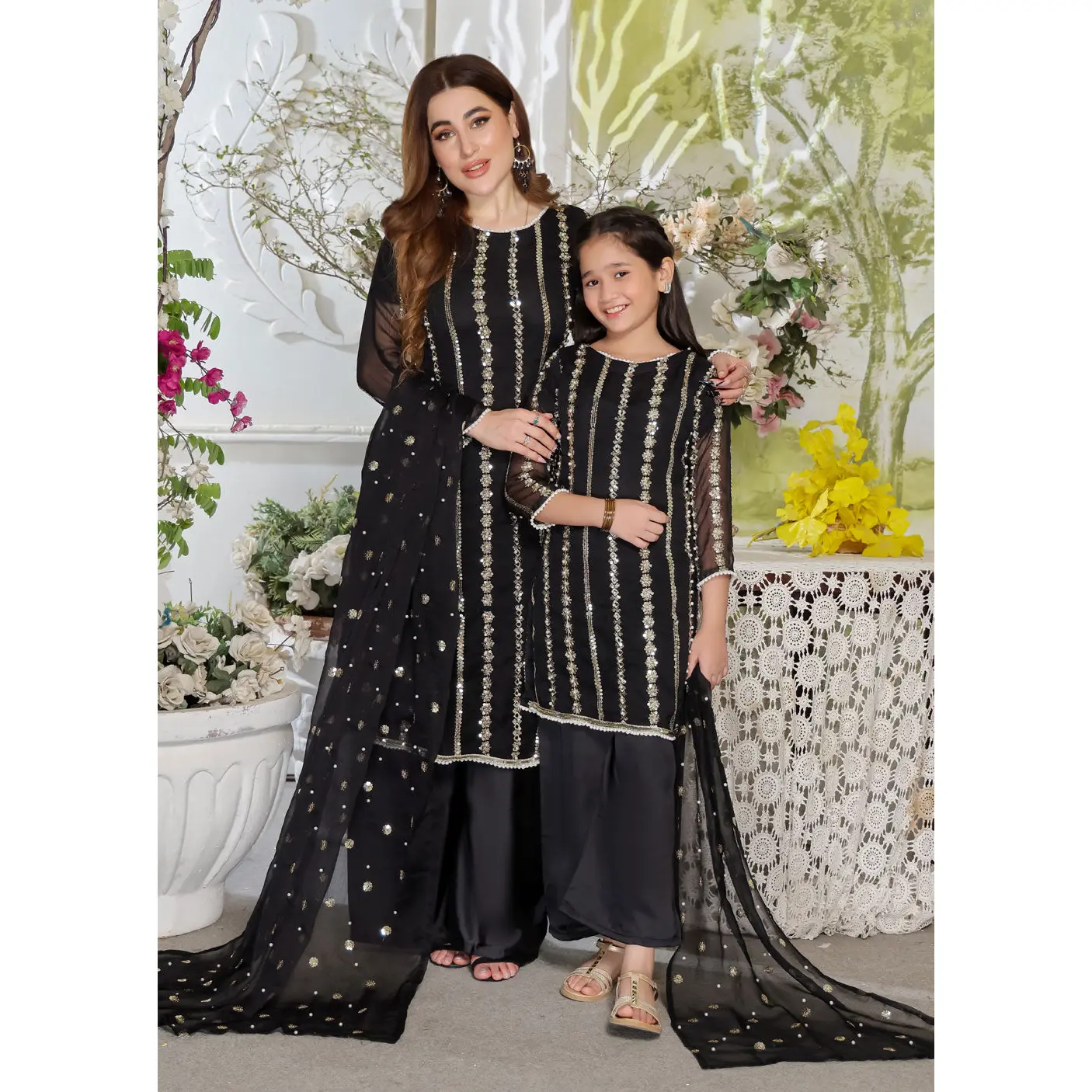HK260 Zilla - Black Readymade Mummy n Me Outfit