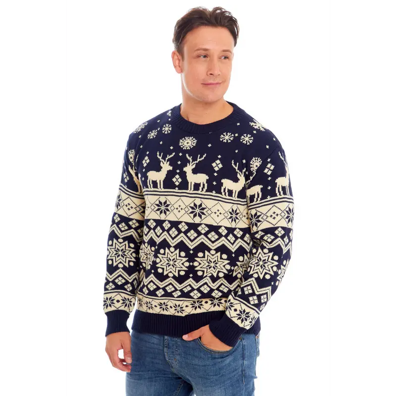 Nordic Cream Christmas Jumper 1