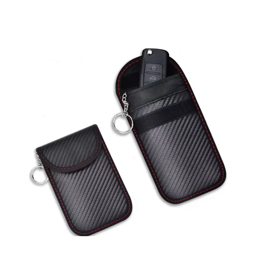 Car Key RFID / FARADAY Signal Blocker Anti Theft Pouch
