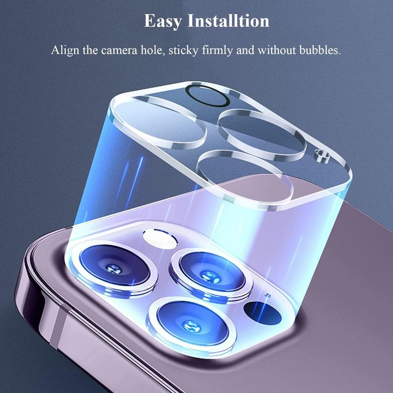 2 PCS Tempered Glass Camera Lens Protector for iPhone 16 Pro and 16 Pro Max - Accessories, Handheld Protection Cover 2