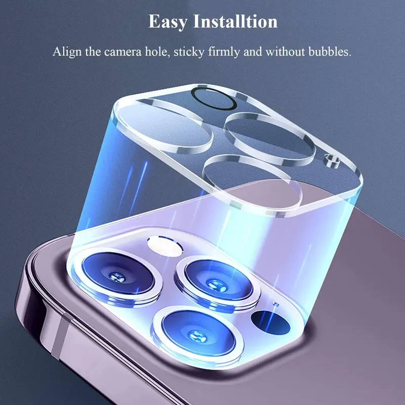 2 PCS Tempered Glass Camera Lens Protector for iPhone 16 Pro and 16 Pro Max - Accessories, Handheld Protection Cover 2