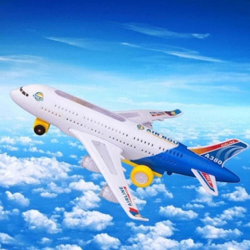AIRBUS A380 AIRLINES AIRPLANE AEROPLANE KIDS ELECTRIC TOYS GIFT - LIGHTS SOUND 1