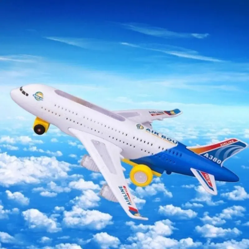 AIRBUS A380 AIRLINES AIRPLANE AEROPLANE KIDS ELECTRIC TOYS GIFT - LIGHTS SOUND 1