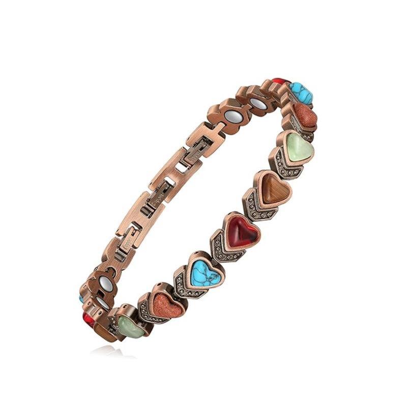 Product Introduction of Women’s Magnetic Therapy Copper Bracelet – Energy Balance, and Sleep Support with Hypoallergenic Design 7