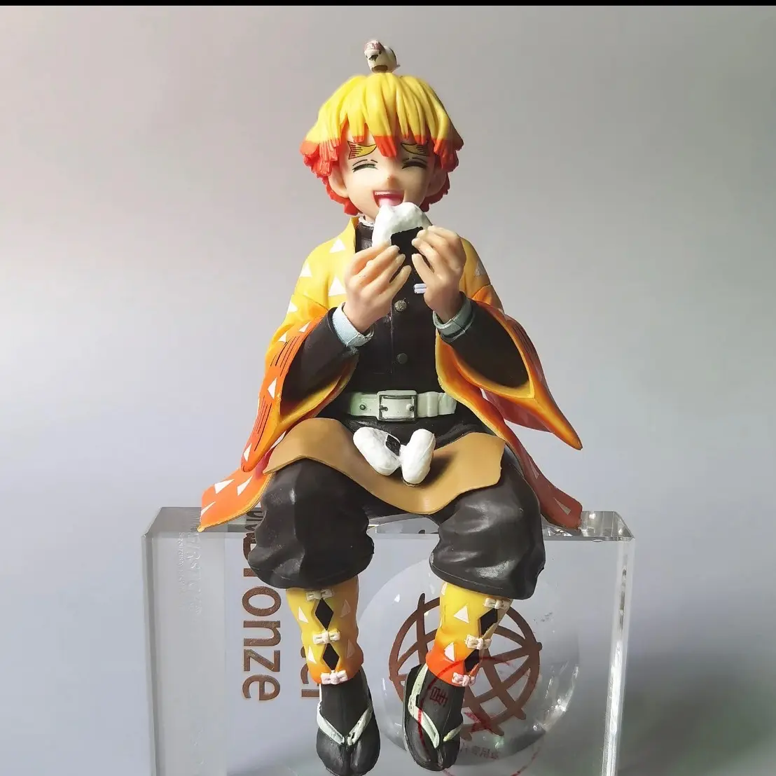 Kimetsu No Yaiba Zenitsu Agatsuma Demon Slayer Figure Rice Ball Onigiri Anime
