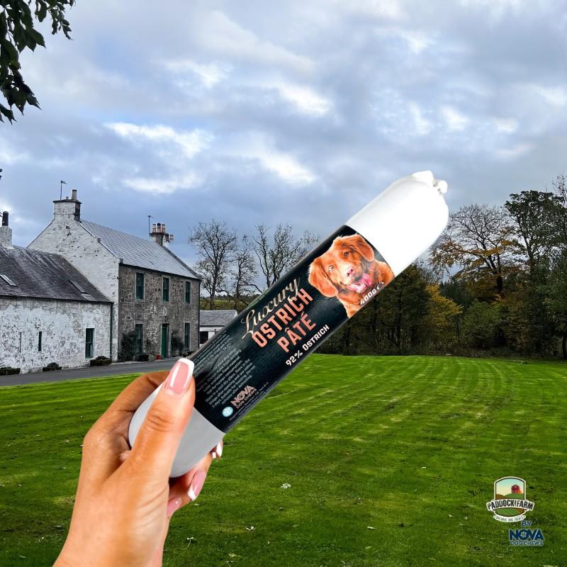 Luxury 400g Paddock Farm Pate Chicken Duck Lamb Turkey Fish Venison training treats natural chew 3