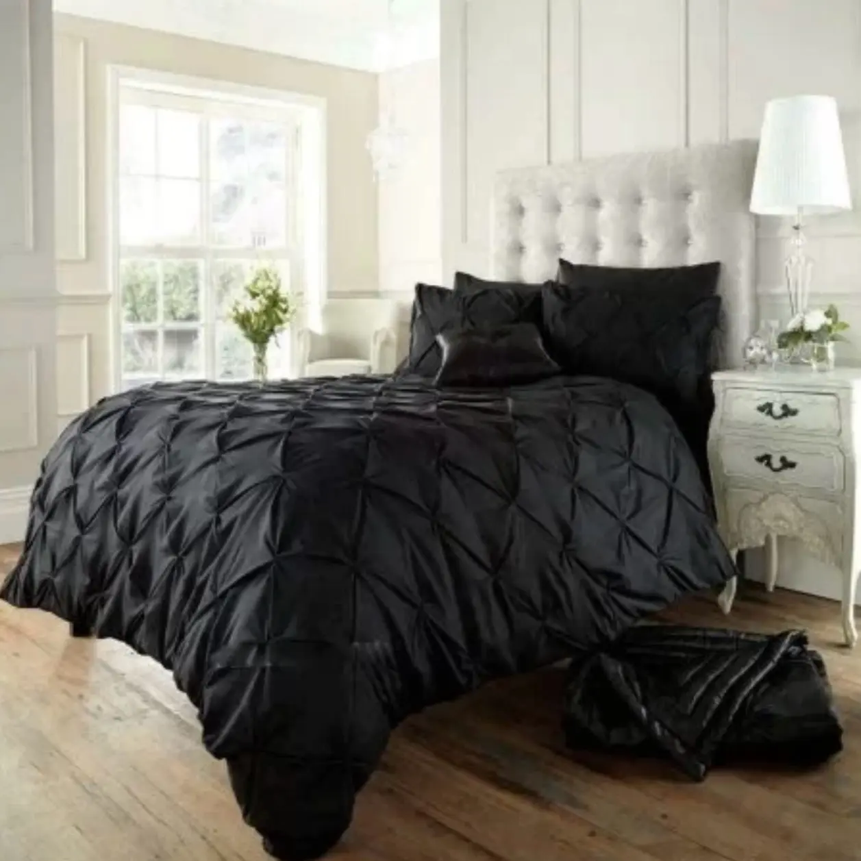 Alexander duvet covers for bedding Alexander PinTuck Quilt Duvet Cover with Matching Pillow Case Reversible Comfortable Bedding Set Home Decor
