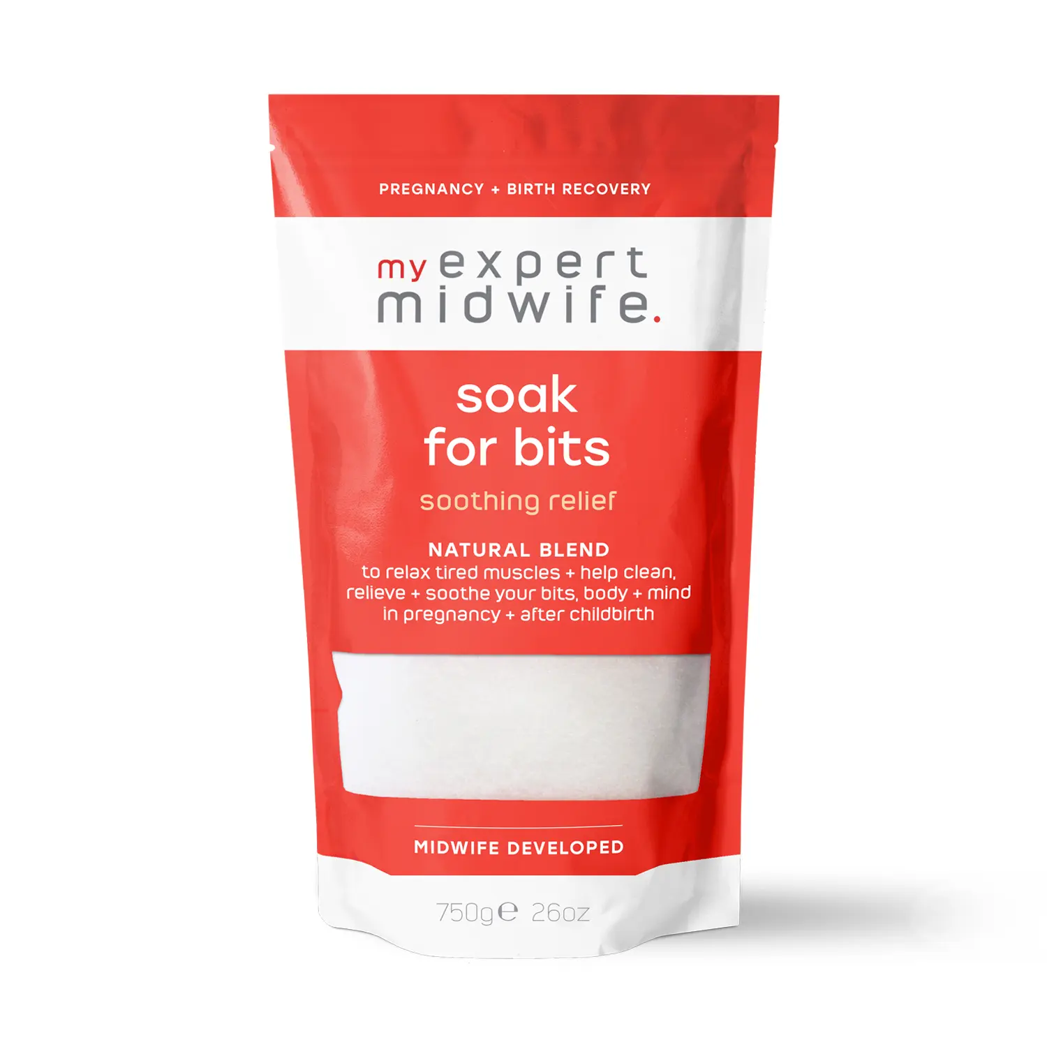 Soak for Bits Bath Salts | Post-Birth Recovery Essential | Premium Epsom Salts for Postpartum Recovery with Essential Oils
