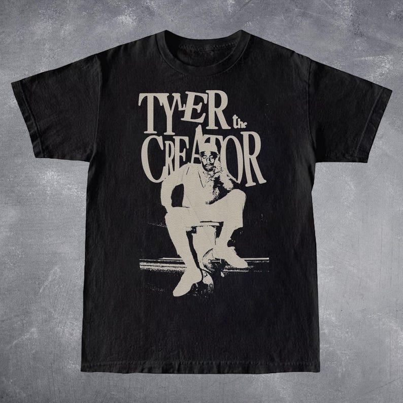 Tyler tee, Vintage Creator Graphic Hip Hop, Rapper Fan Gift Vintage Unisex Tee, Hip Hop 90s Graphic Tee, Gift for Fans Crewneck Cotton 0