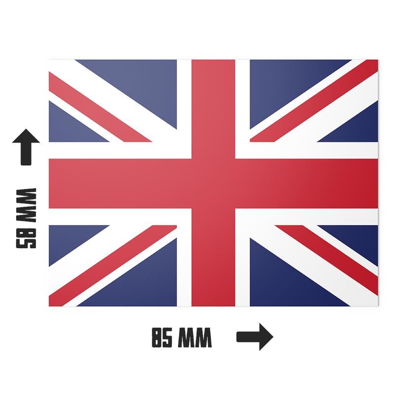 20 X United Kingdom (Unioin Jack) Flag Stickers 1