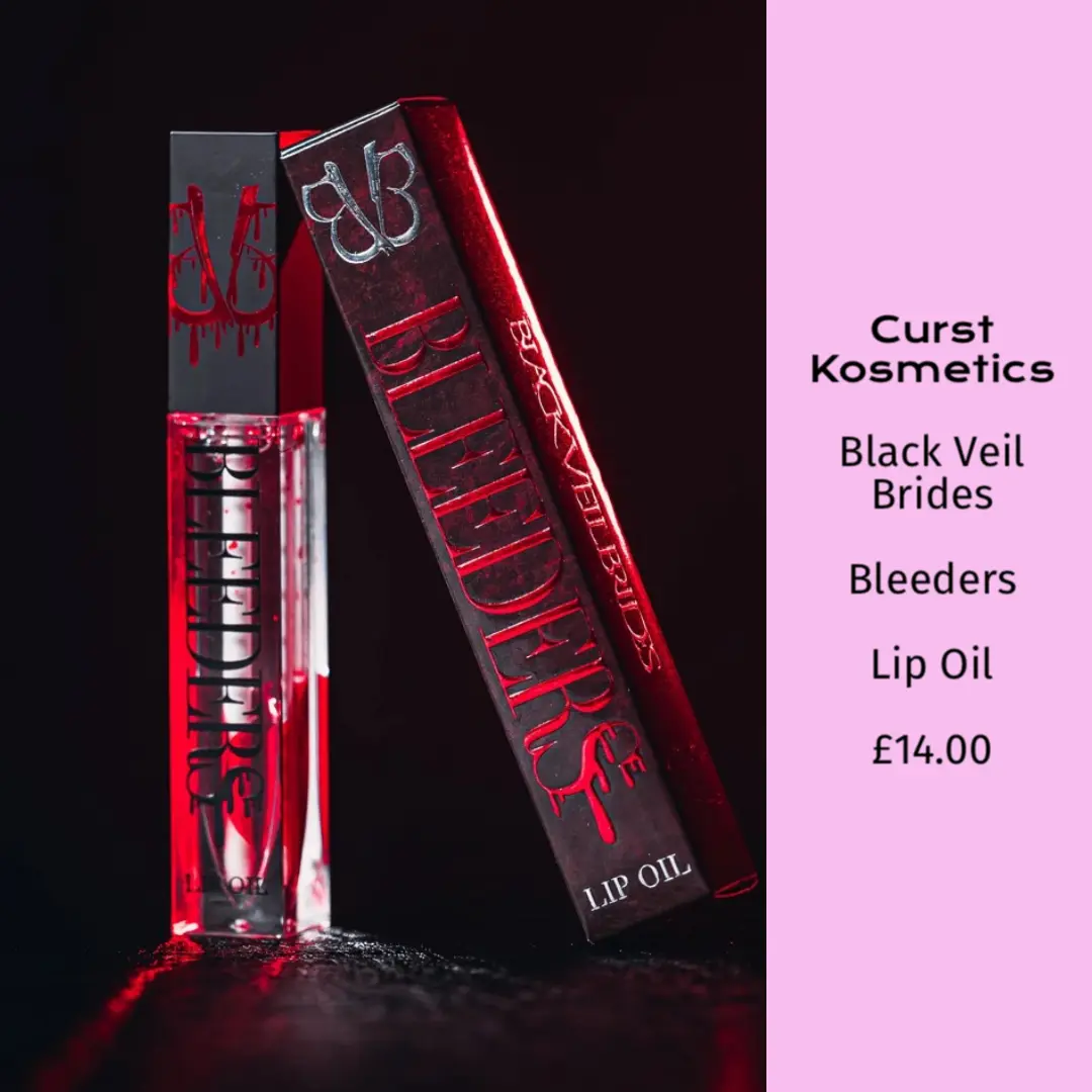 Curst Kosmetics Black Veil Brides Bleeders Lip oil Lipgloss