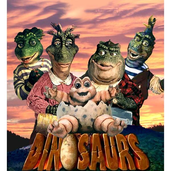 1992 Dinosaurs TV trading cards 0